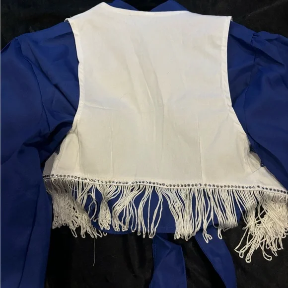 DCC cheerleader rhinestone Halloween costume - Picture 5 of 6